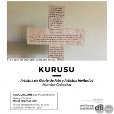 «Kurusu» - Muestra colectiva - Miércoles, 09 de Mayo de 2018